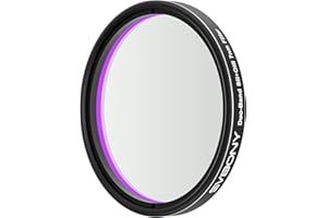 SVBONY SV220 Telescope Filter, SII & OIII 7nm Dual-Band 2" Nebula Filter, High Transmission Cut-Off Depth OD5, Enhancing Imag
