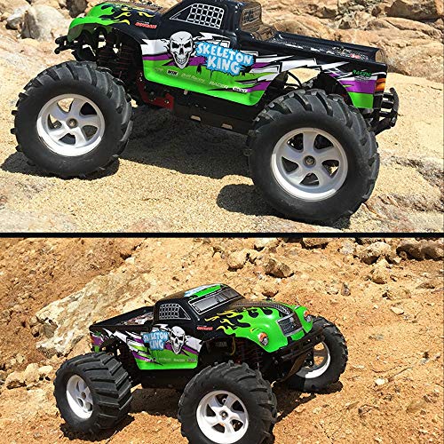 SSBH Übergroße Legierung 1/8 Skeleton King Off-Road Fernbedienung Auto, Hobby RC Modellauto Bigfoot Offroad-Fahrzeug, 2… – Bild 4