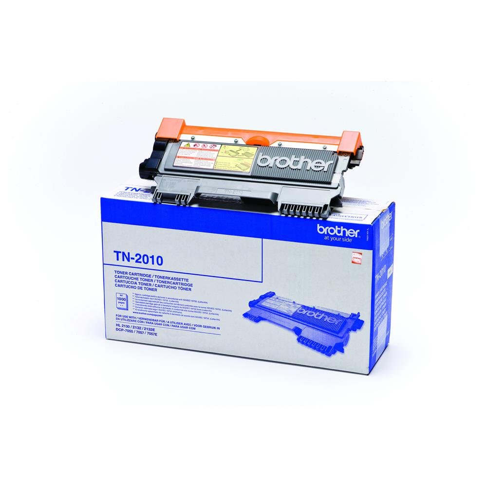 Brother TN-2010 Toner Cartridge, Black, Single Pack, Standard Yield, Includes 1 x Toner Cartridge, Brother Genuine Supplies