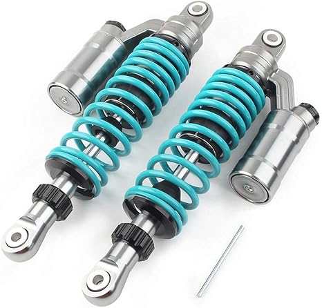 Amazon バイク用リアショック サスペンション ショックアブソーバー 丸型 汎用 中心 中心330mm タンク付き 調整可 カスタム コスパ最高 交換可能 ホンダ Cx500 ヤマハ Srv250 Tx650 リアサスペンション 車 バイク