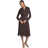 Michael Kors Womens Pleated Shirt Dress