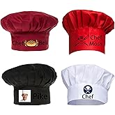 Personalized Grill Pizza Chef Hat with Name Logo Adjustable Chef Hats for Adults Custom Cooking Chef Hat