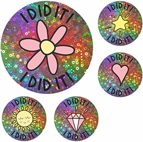 School Stickers A3 Magical Unicorn Reward Chart with Sparkly Stickers - Image 3