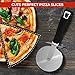 Zulay Pizza Cutter Wheel - Super Sharp Stainless Steel Pizza Wheel - Premium Pizza Slicer - Large Wheel Handles Large or Small Pizza with Ease
