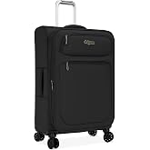 World Traveler Dejuno Cirrus 26-Inch Lightweight Expandable Spinner Luggage - Black