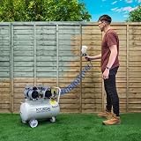 Hyundai 50L Portable Air Compressor 750W 2HP Oil Free Direct Drive 118psi view 2