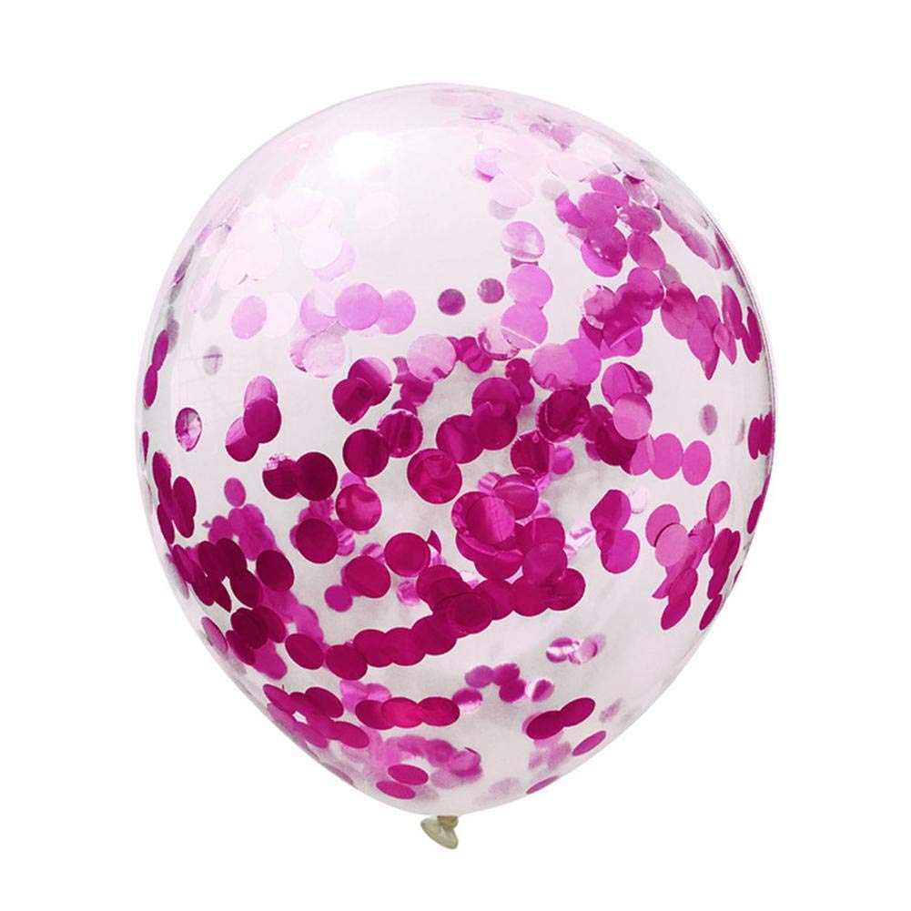 6 Palloncini Lattice 70° Compleanno Rosa Glitterato - Amscan 10022461 - 2