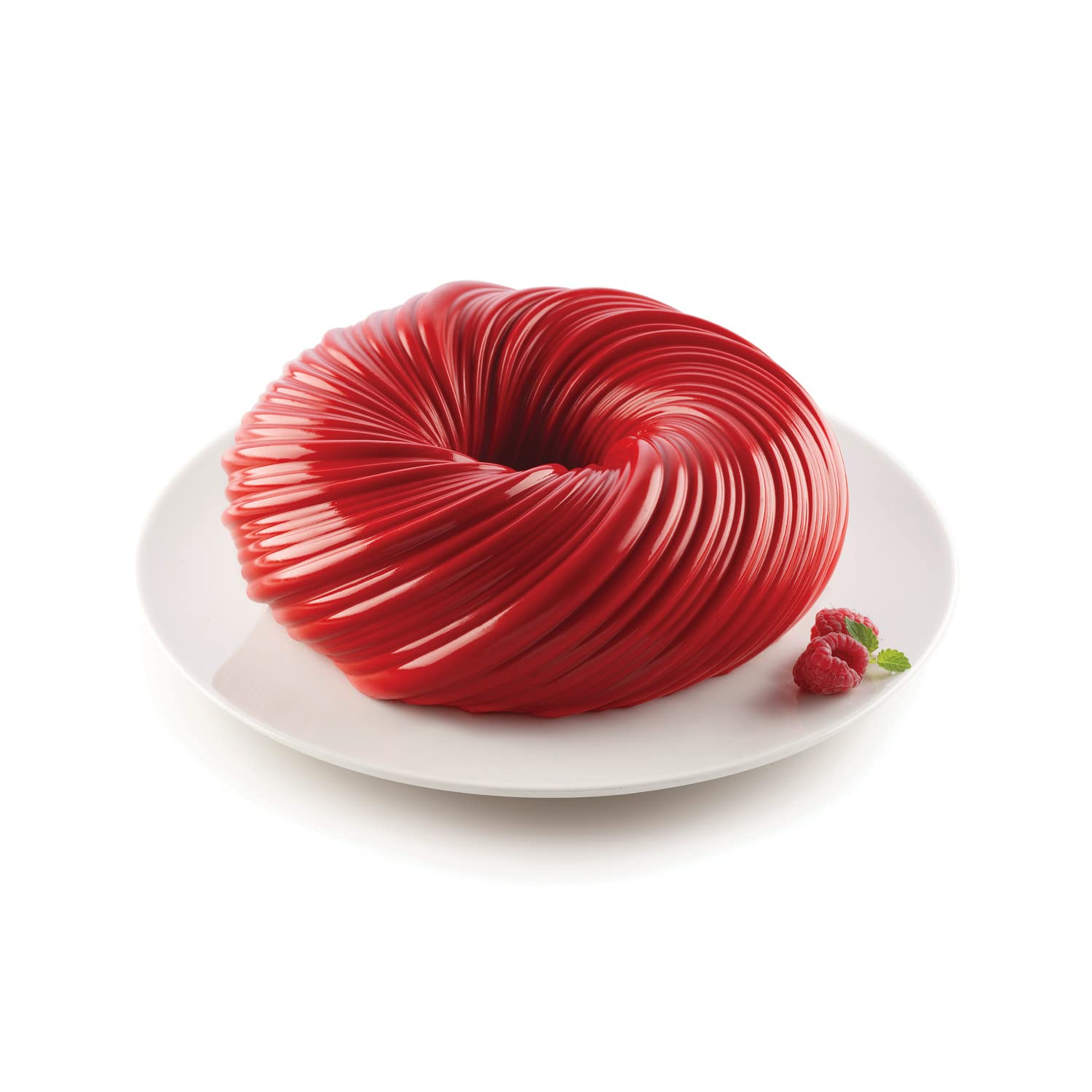 silikomart 20.384.13.0065 Silicone Mould Intreccio, Red, (191229)