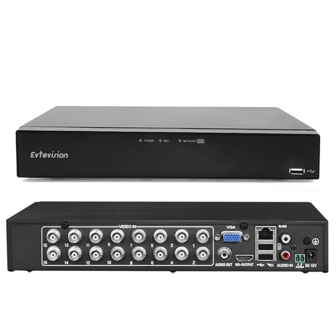 De ideale set voor volledige videobewaking: digitale recorder met 4