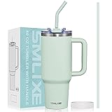 SMLIXE 40 oz Tumbler with Handle and Straw
