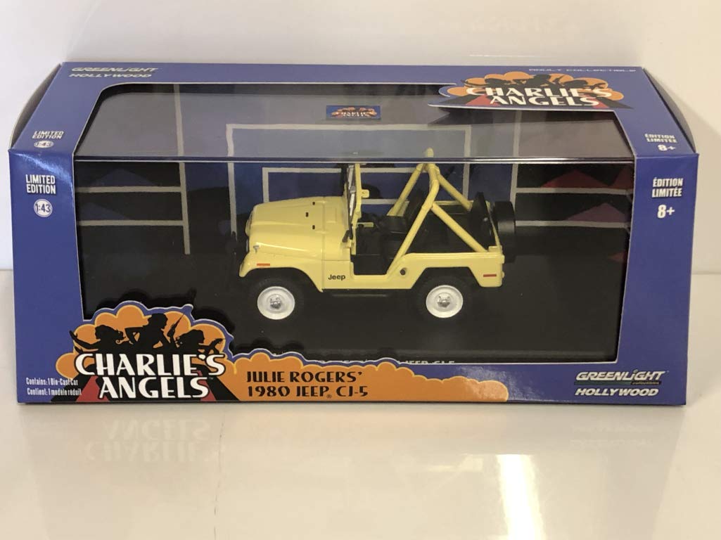 Greenlight 86333 1: 43 Charlie's Angels (1976–1981 TV Series) - Jeep Cj-5, Multi