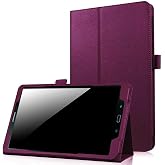 EKVINOR Case for Galaxy Tab A 10.1 (2016 NO S Pen Version), Premium PU Leather Folio Smart Stand Case Cover for Samsung Galaxy Tab A 10.1 Inch 2016 Tablet (SM-T580/T585, No Pen Version), Purple