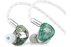 Linsoul Kiwi Ears Orchestra Lite Performance Custom 8BA in-Ear Monitor IEM with Detachable 4-core 7N Oxygen-Free Copper OFC C
