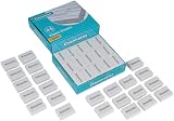 Show-me Classmaster PES45 Pencil Erasers Small PVC-Free White Pack of 45 view 1