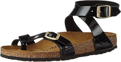 birkenstock yara black patent