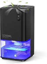 EasyAcc Dehumidifier 1200ml Ultra Quiet Auto Shut Off for Wardrobe Closet Garage