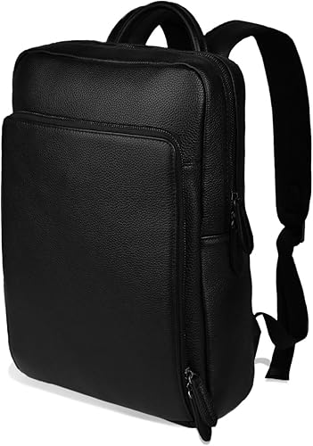 Amazon Co Jp シュバルノアール 熟練の職人が手懸けた ビジネスリュック メンズ 大容量 13 3インチ Pcリュック フロントオープンポケット パソコン 通勤 通学 出張 旅行 本革証明済 シューズ バッグ