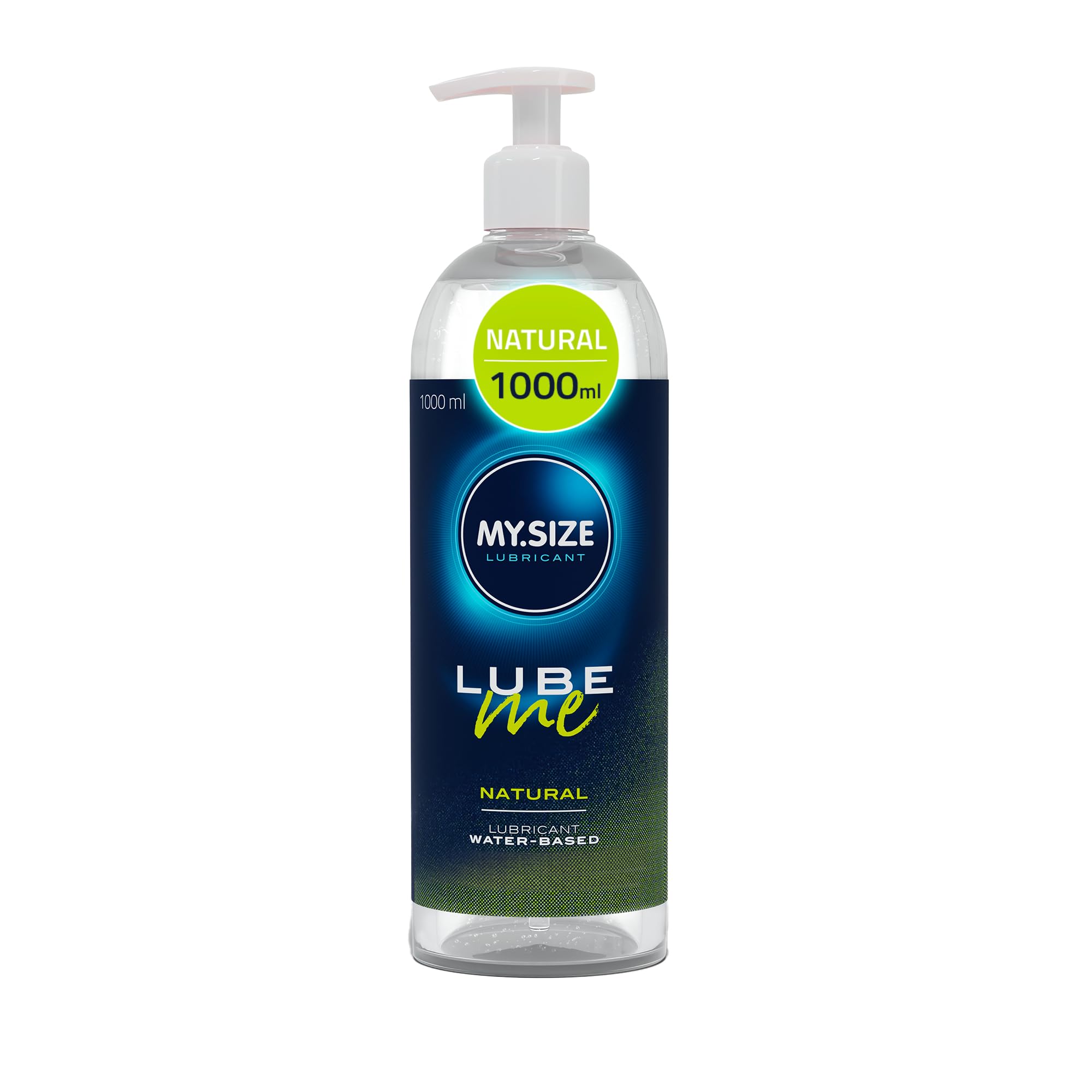 MY.SIZE Lube Me Premium Lubricant Natural 1000 ml Gel for Toys & Latex Condoms
