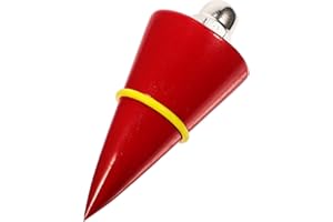 OSALADI 300g Solid Plumb Bob Hanging Wire Hammer Measuring Tool with 12m Line for Construction and Vertical Random Color