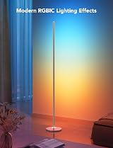 Govee LED Floor Lamp RGBIC Modern Silver Corner Lamp 61 Scene 8 Music view 6