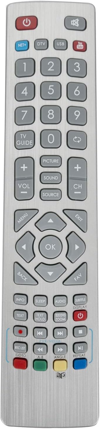 VINABTY SHW/RMC/0112 SHWRMC0112 Remote Control Replacement fit for LC-32CHE6241K Lc-32cfe6241k Lc-43cfe6241k Lc-40cfe6241k Lc-49cfe6241k Lc-55cfe6241k Lc-32cfe6351k