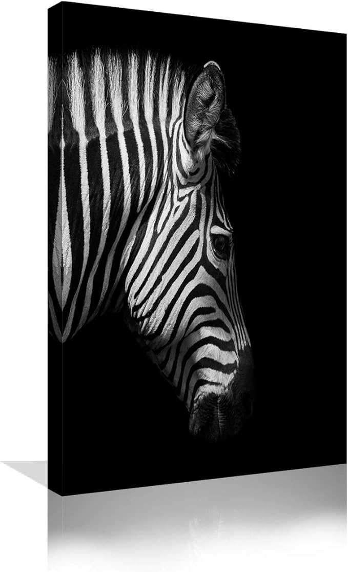 Amazon.com: Urttiiyy Black and White Zebra Wall Art of Animal Prints on