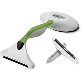 GLEENER Fabric Shaver &amp; Lint Remover |Battery-Free 4-in-1 Depiller with 3 Fabric-Safe Edges for Clothes &amp; Upholstery (I Dream of Greenie)