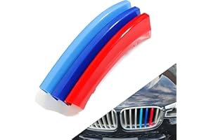 WITRRTIW Automotive grille Insert Trims Strips Front Center Kidney Grilles Compatible with 2011-2017 BMW X3 F25 2014-2018 X4 f26 7-Beams grille insert accessories