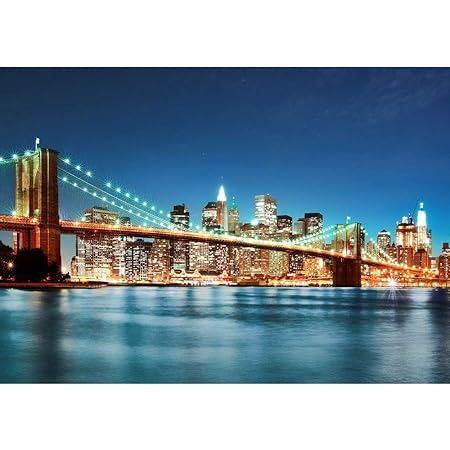 Vlies Fototapete 300x210 cm PREMIUM PLUS Wand Foto Tapete Wand Bild Vliestapete - New York City USA Empire State Building Big