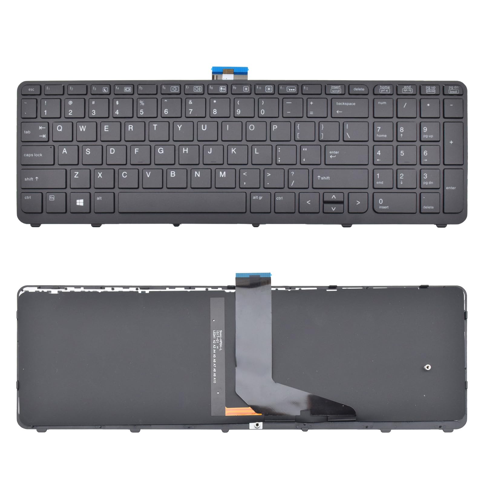 Hp ZBOOK 15 G1 Keyboard - Keyboard Laptop HP ZBOOK 15 G1 ZBOOK 15 G2 Zbook 17 G1 Zbook 17 G2 Pk130tk1a00 Sk7123bl Black