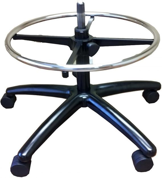 Conversion Chair Base Kit for Aeron Chair to Aeron Stool (Casters for
