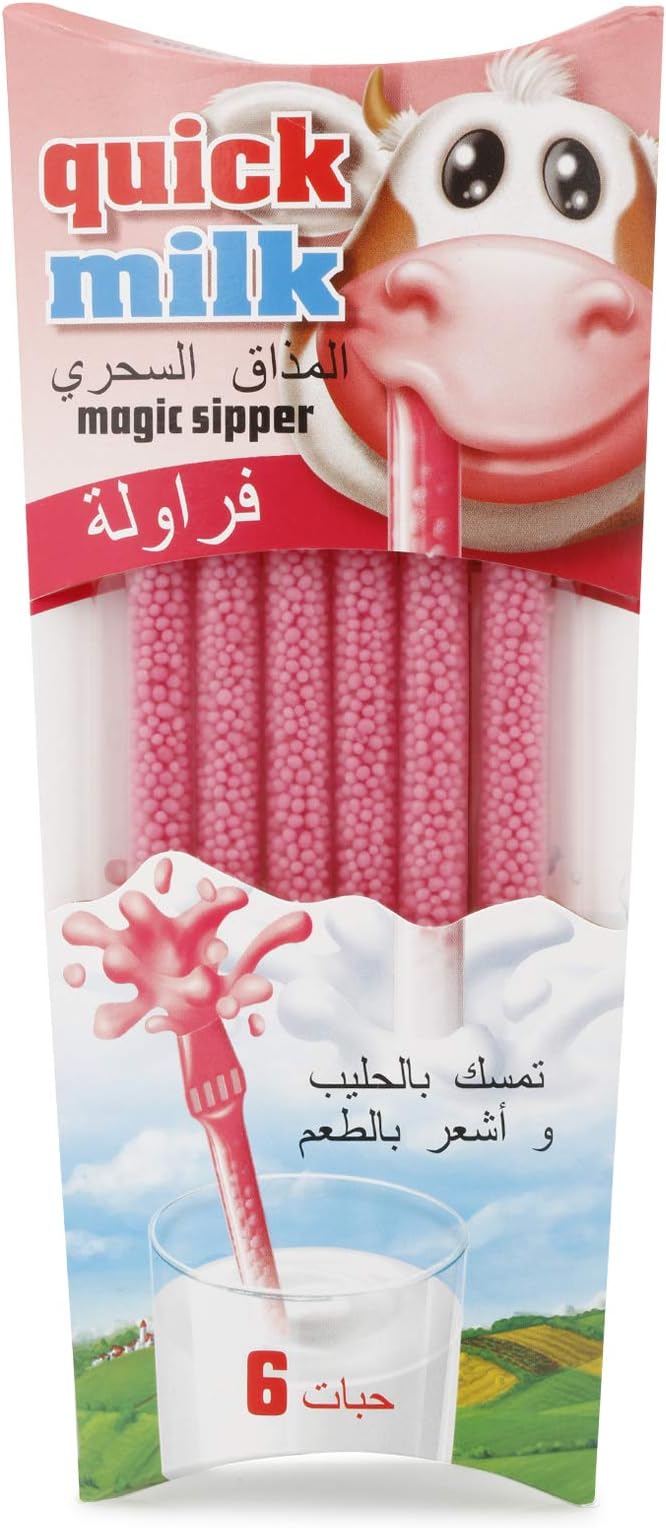 Amazon クイックミルク ストロベリーフレーバー ６本入り 1個 フェルフォルディ 希釈用ドリンクの素 通販