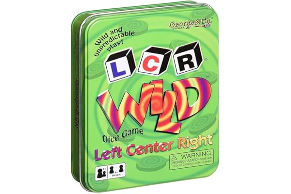 George and Company GEO0723 LCR (R) Wild Dice Game