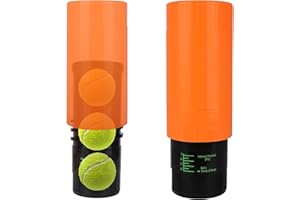Tennis Ball Pressurizer Storage Canister, Holds 3 Balls 14 PSI Tennis Balls Saver Airtight Container Maintains Fresh Bounce R