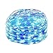 HAHOME Waterproof Fairy String Lights,33Ft 100 LEDs Indoor and Outdoor Starry Lights with Power Supply for Christmas Halloween Wedding and Party Decoration,Blue