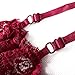 OQC Women's Choker V Neck Lace Babydoll Bodysuit Lingerie Underwear Set Red