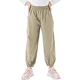 Gogokids Boys Girls Hiking Pants Waterproof Cargo Pants Quick Dry Athletic Pants Lightweight Casual Outdoor Camping for 4-12Y