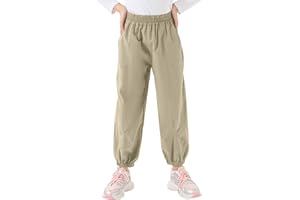 Gogokids Boys Girls Hiking Pants Waterproof Cargo Pants Quick Dry Athletic Pants Lightweight Casual Outdoor Camping for 4-12Y