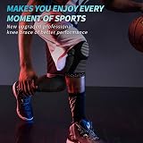 NEENCA Knee Brace Knee Compression Sleeve with Patella Gel Pads & Side view 3