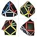 Zcube Skewb Speed Cube Puzzle with Carbon Fiber Sticker,Cube Shapes Puzzle Toy