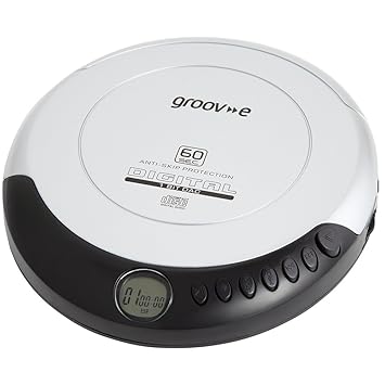 Groov-e GVPS110SR Retro Series Personal CD Player - Silver