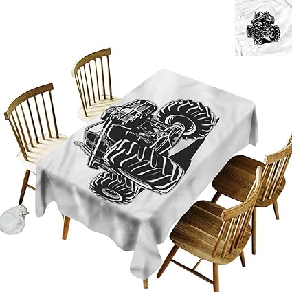 Amazon Com Tim1beve Waterproof Table Cover Truck Modified Monster