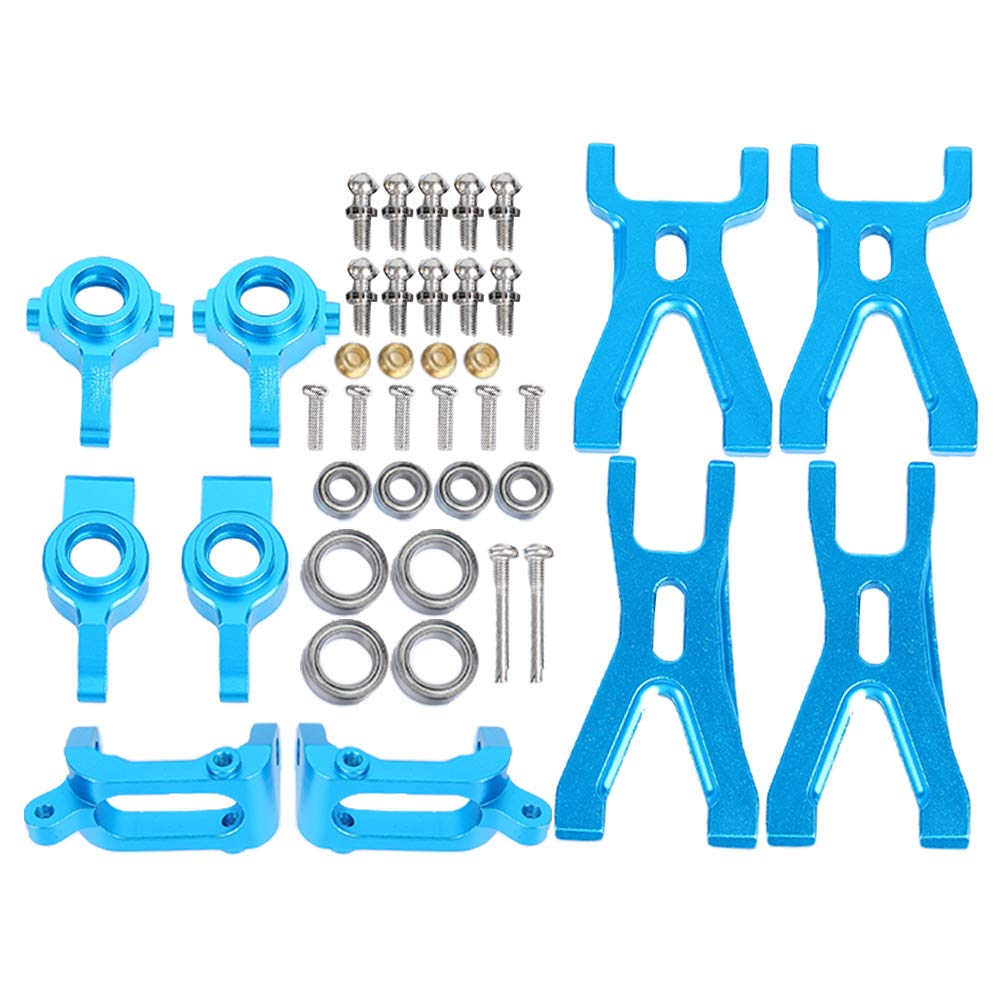 Dilwe RC Car Suspension Arm,RC Metal Suspension Arm for Wltoys A959 A949 A969 A979 K929 1/18 Remote Control Car Replacement Ki