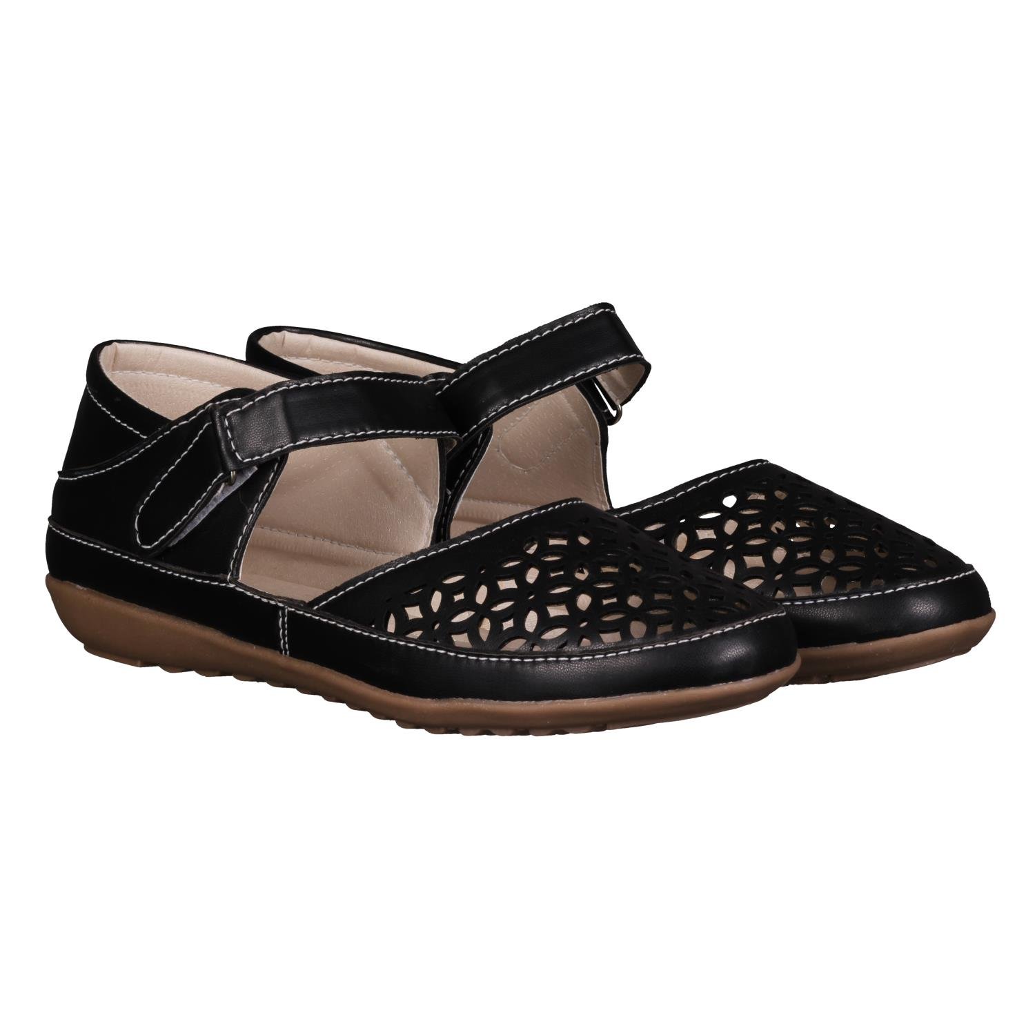 footshez laser cut flat bellie shoe sandals for women and girls