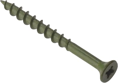 ForgeFix Countersunk Decking Screws 4.5 x 50mm Green Box 200