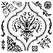 Prima Marketing Iron Orchid Designs Decor Clear Stamps-Arabesque, 12