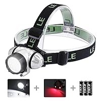 LE Headlamp Flashlight with 4 Lighting Modes