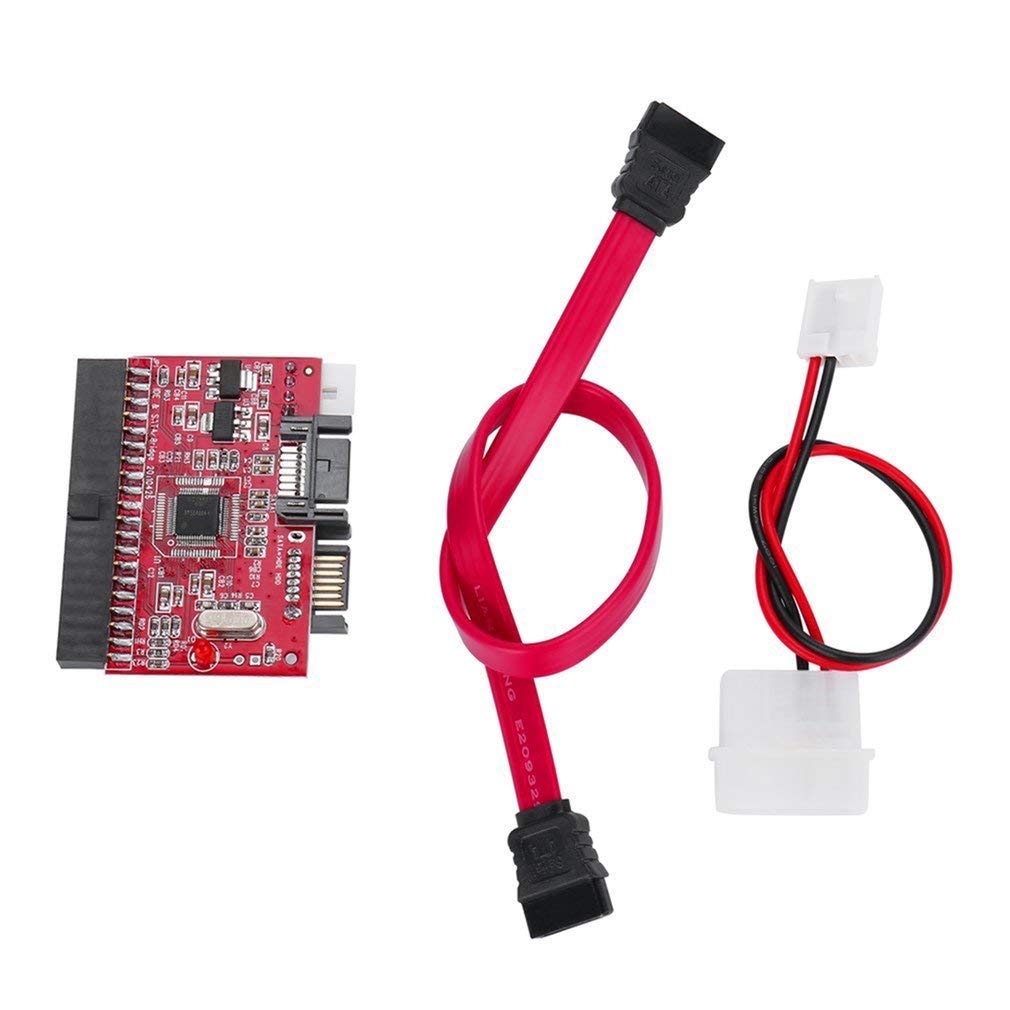 Hemore Cable de Datos IDE HDD a SATA Serial ATA convertidor Adaptador