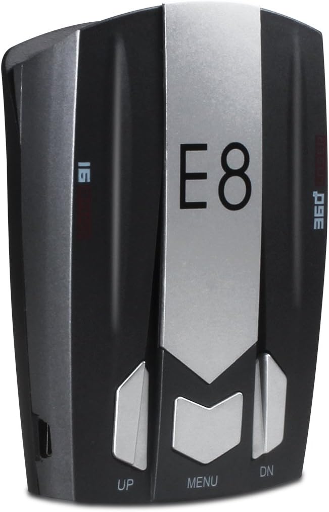 Radar Detector E8, Car Speed Laser Radar Detector with LED