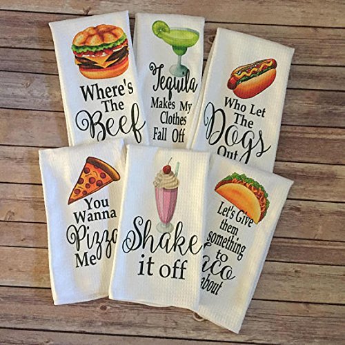 Amazon Com Funny Song Lyric Kitchen Towels Handmade